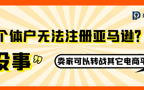 个体户无法注册亚马逊？卖家可以转战其它电商平台