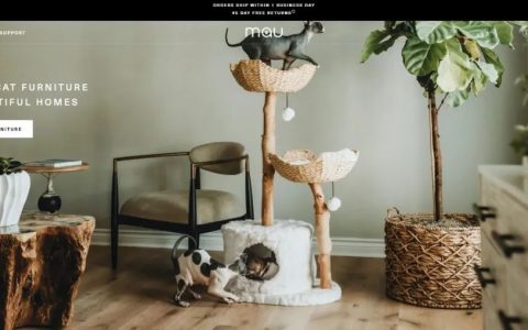 独立站优秀案例分析：跨境卖家如何抓住宠物家具新风口？