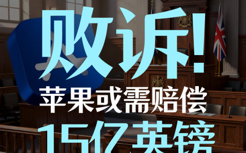 败诉！苹果或需赔偿15亿英镑